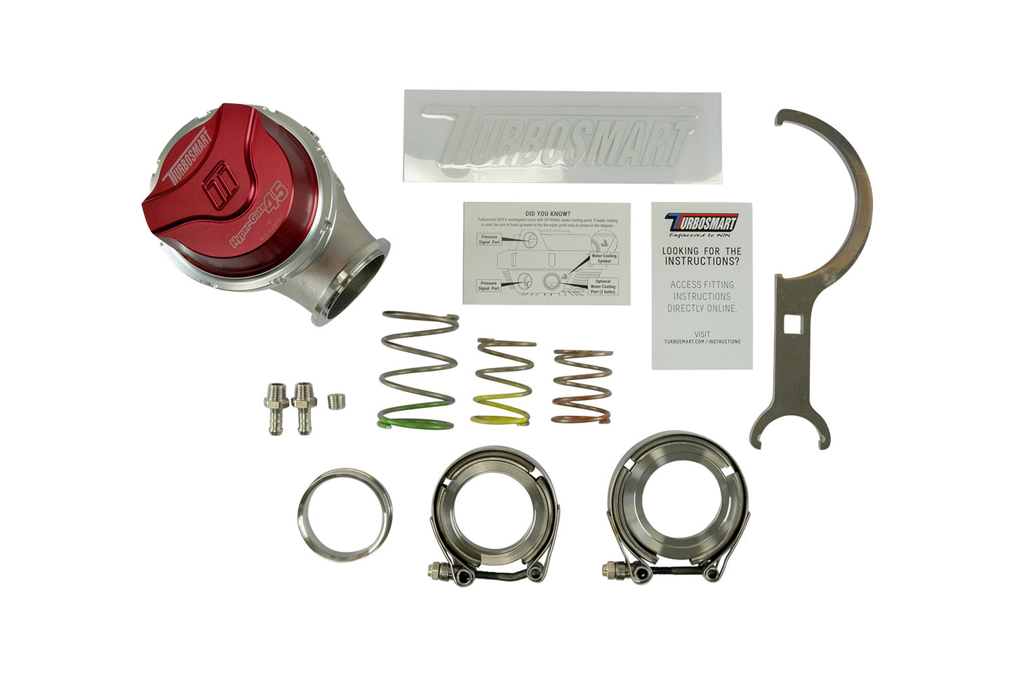 Turbosmart GenV WG45 HyperGate45 14psi Red
