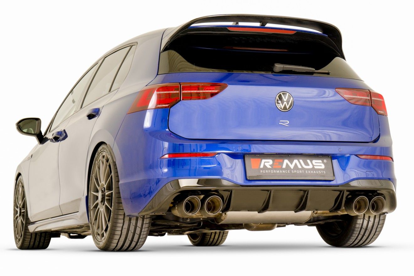 GPF-Back-System for VW Golf 8 CD R 4x GT Black Tips