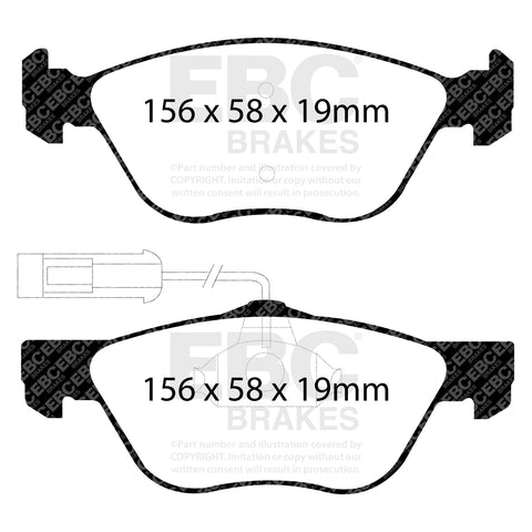 EBC Brakes Pad and Disc Kit (PDKF075) Image 4