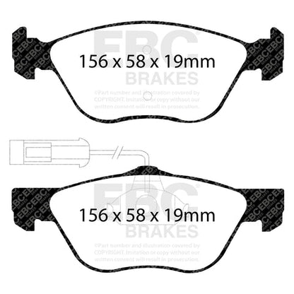 EBC Brakes Pad and Disc Full vehicle Kit (PD40K705)