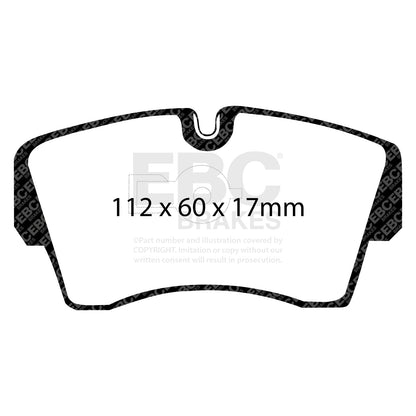 EBC Brakes Pad and Disc Full vehicle Kit (PD40K1458)