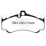 EBC Redstuff 3000 Series Sport Brake Pad Set (DP32094C) Image 4