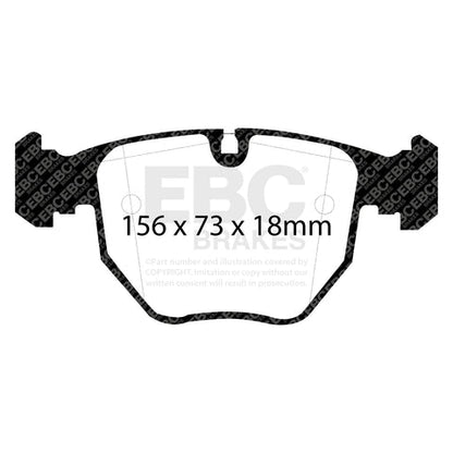 EBC Greenstuff 6000 Series Truck and SUV Brake Pad Set (DP61036) Image 2