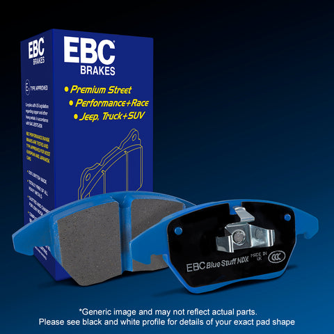 EBC Bluestuff NDX Trackday Brake Pad Set (DP51823NDX) Image 3