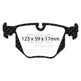 EBC Yellowstuff 4000 Series Street and Track Brake Pad Set (DP4871R) Image 3