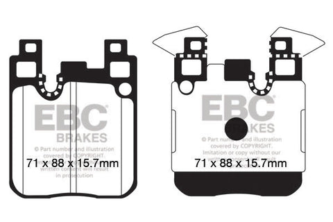 EBC Racing RP-X Track and Race Brake Pads (DP82133RPX) Image 2