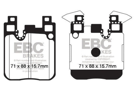 EBC Racing RP-X Track and Race Brake Pads (DP82133RPX) Image 2
