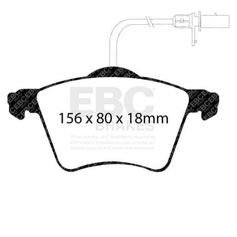 EBC Brakes Pad and Disc Kit (PDKF2078) Image 3