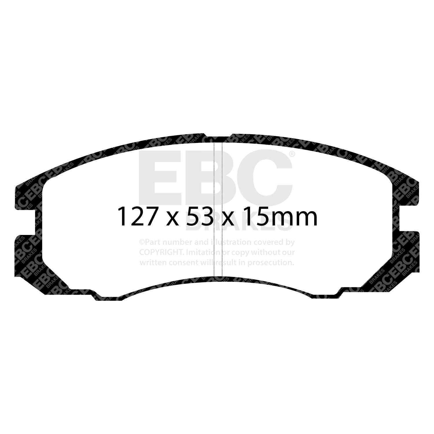 EBC Brakes Pad and Disc Full vehicle Kit (PD40K1819) Image 4
