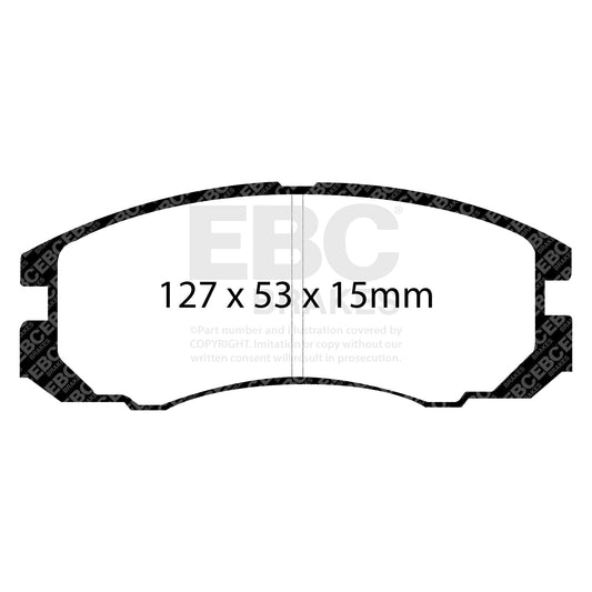 EBC Brakes Pad and Disc Full vehicle Kit (PD40K1831) Image 1