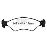 EBC Brakes Pad and Disc Kit (PDKF729) Image 1