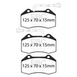 EBC Ultimax OE Replacement Brake Pad Set (DPX2021/2) Image 1