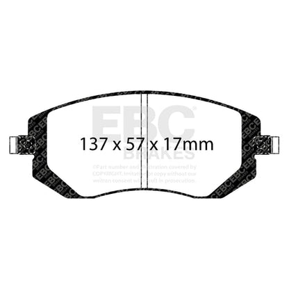 EBC Redstuff 3000 Series Sport Brake Pad Set (DP31661C)