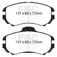 EBC Brakes Pad and Disc Kit (PDKF951) Image 1