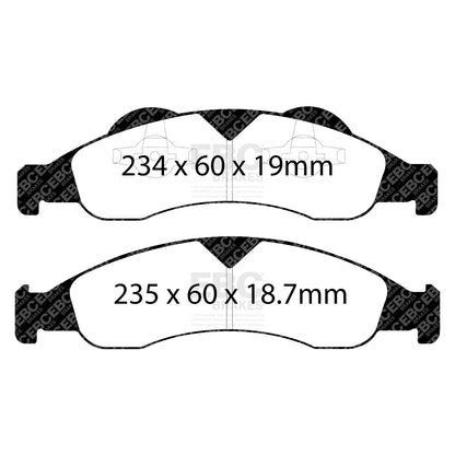 EBC Brakes Pad and Disc Full vehicle Kit (PD40K730) Image 3