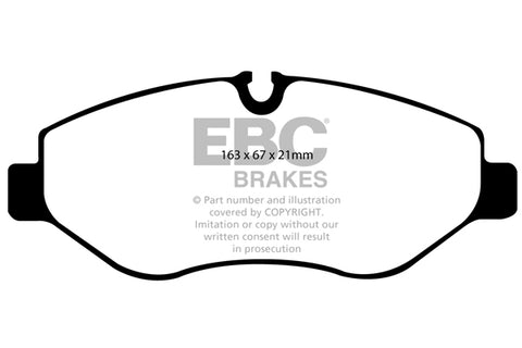 EBC Greenstuff 6000 Series Truck and SUV Brake Pad Set (DP61926) Image 3