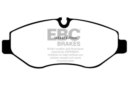EBC Greenstuff 6000 Series Truck and SUV Brake Pad Set (DP61926) Image 3