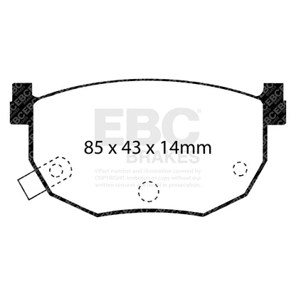 EBC Brakes Pad and Disc Kit (PD03KR540) Image 4