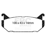 EBC Brakes Pad and Disc Kit (PDKR350) Image 4