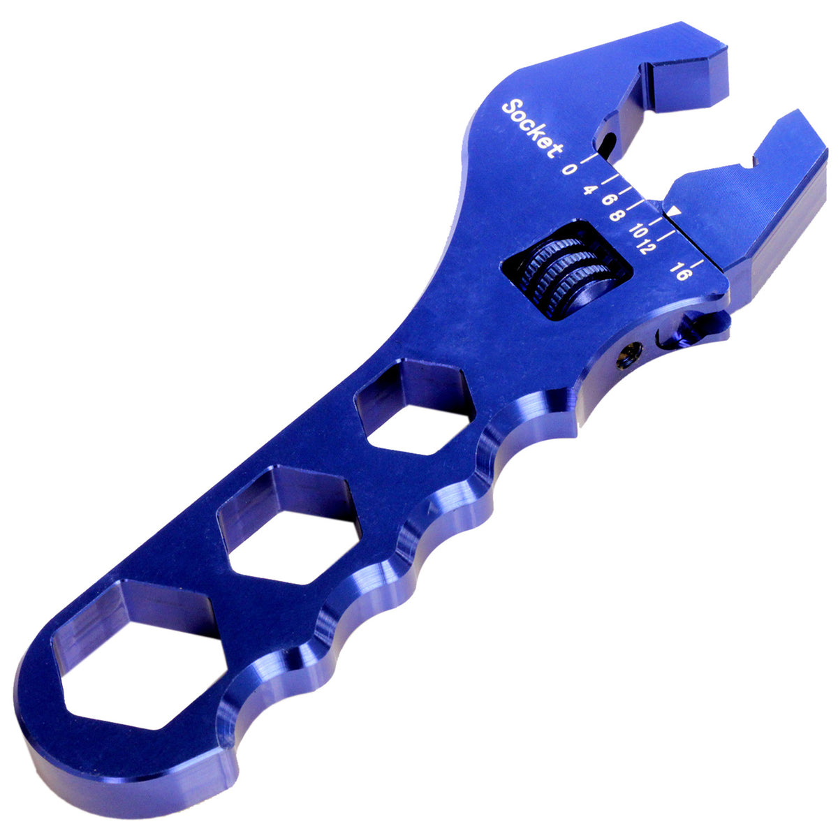 Exoracing Adjustable AN Wrench Spanner AN03-AN16 - Blue / V1 Standard AN03-AN16