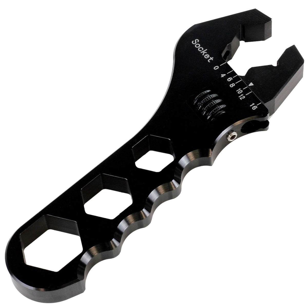 Exoracing Adjustable AN Wrench Spanner AN03-AN16 - Black / V1 Standard AN03-AN16