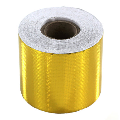 Exoracing Gold and Silver Heat Reflective Tape - Gold 10m x 5cm