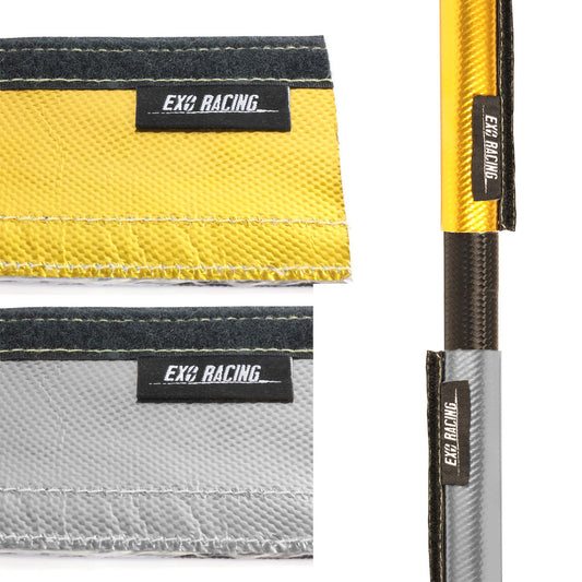 Exoracing gold Velcro heat sleeve 0.5m front view
