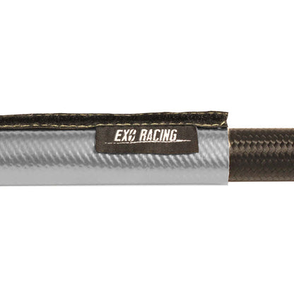 Exoracing Gold and Silver Velcro Heat Sleeve 0.5m - Silver / 30mm ID