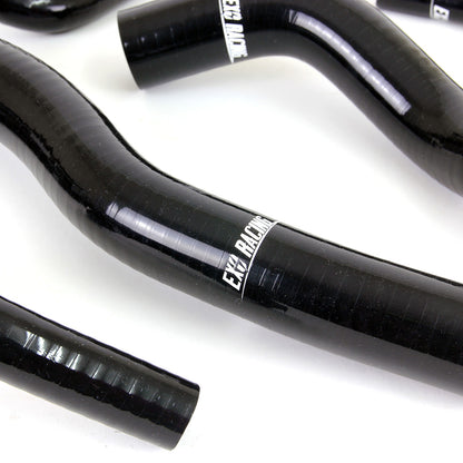 Black silicone coolant hose with purple inner layer for Honda Civic D-series