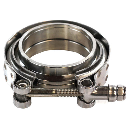 Exoracing Stainless Steel V-Band Clamp With Flanges