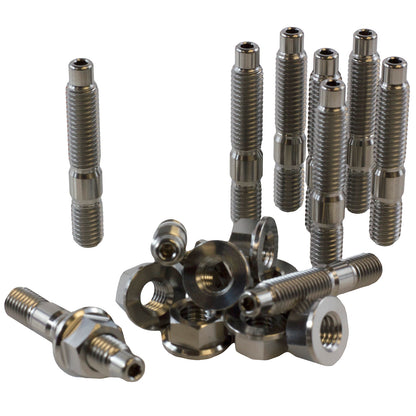 Exoracing Titanium Intake Exhaust Manifold Nut and Stud Kit - B-Series Intake x 10