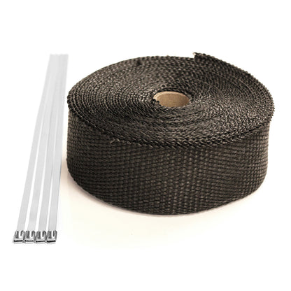 Exoracing Titanium or Carbon Exhaust Wrap - 10m Length x 5cm Width / Carbon