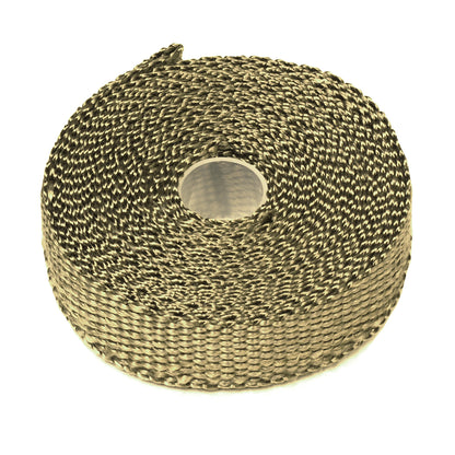 Exoracing Titanium or Carbon Exhaust Wrap - 5m Length x 2.5cm Width / Titanium