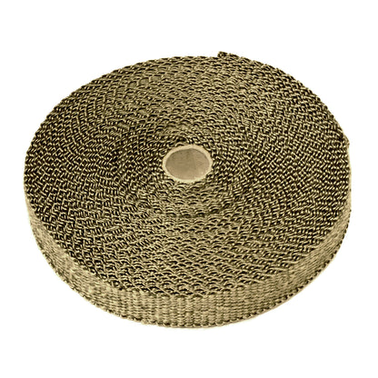 Exoracing Titanium or Carbon Exhaust Wrap - 15m Length x 2.5cm Width / Titanium