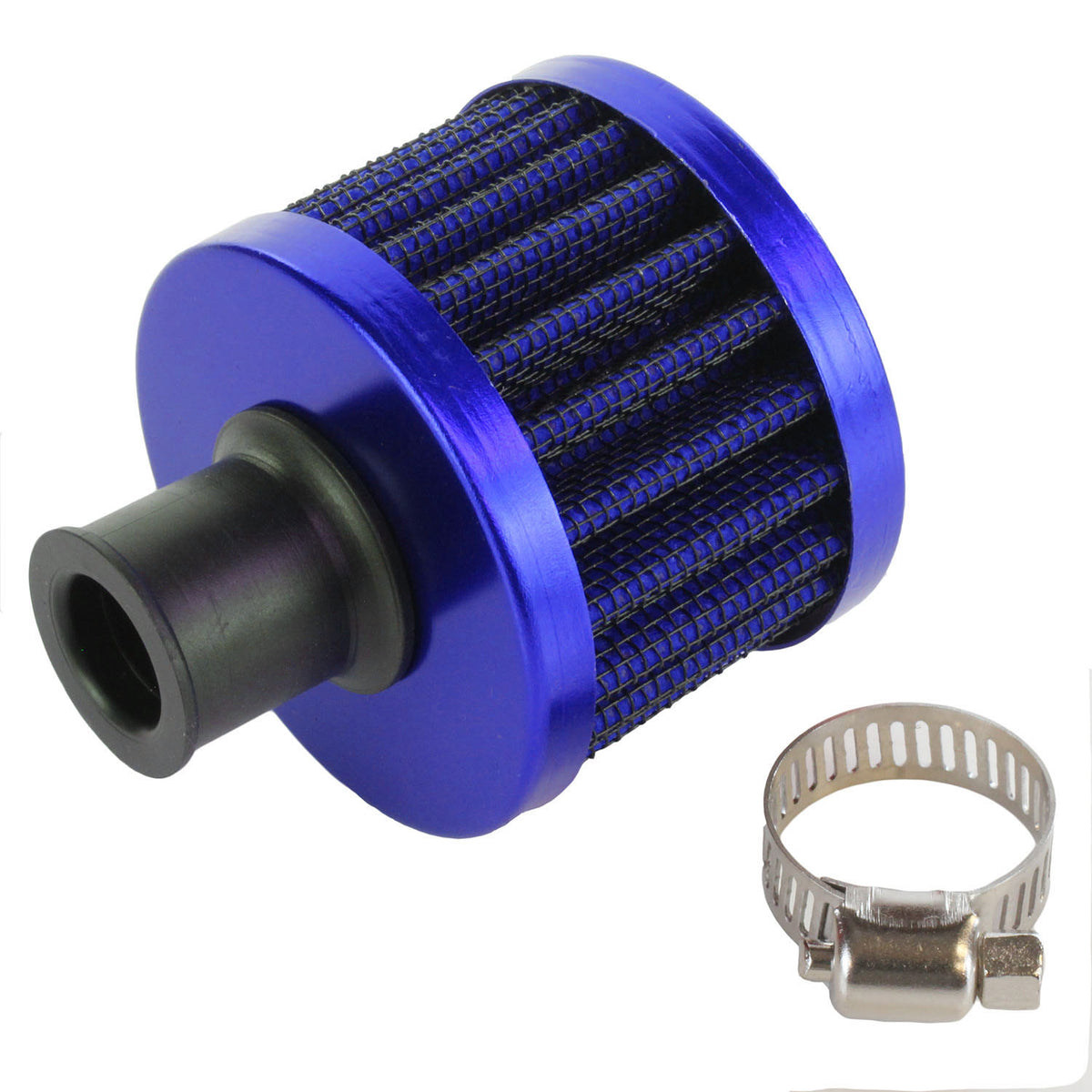 Exoracing V2 Crankcase Breather Filter 12mm - Blue