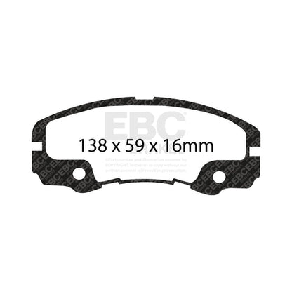 EBC Brakes Pad and Disc Kit (PDKF1514)