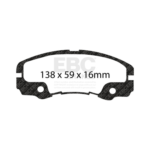 EBC Brakes Pad and Disc Kit (PDKF1514)
