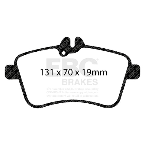 EBC Greenstuff 2000 Series Sport Brake Pad Set (DP21580) Image 1