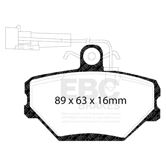 EBC Brakes Pad and Disc Full vehicle Kit (PD40K803)