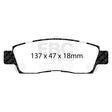 EBC Greenstuff 6000 Series Truck and SUV Brake Pad Set (DP61672) Image 1