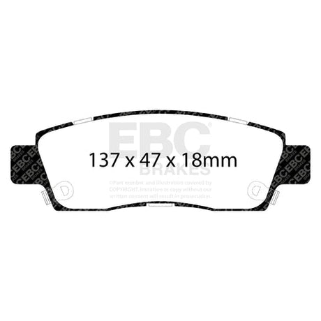 EBC Brakes Pad and Disc Kit (PDKR221) Image 1