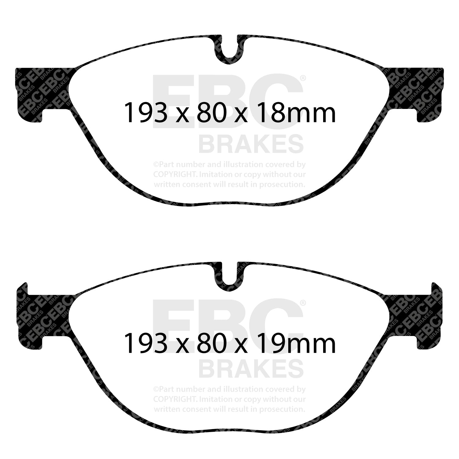 EBC Brakes Pad and Disc Full vehicle Kit (PD40K381) Image 2