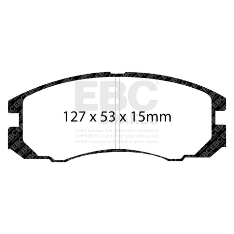 EBC Ultimax OE Replacement Brake Pad Set (DP847) Image 3