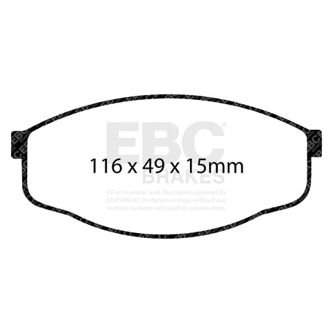 EBC Brakes Pad and Disc Kit (PDKF1963) Image 4