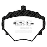 EBC Brakes Pad and Disc Kit (PDKR491) Image 4