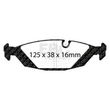 EBC Brakes Pad and Disc Kit (PDKR122) Image 3