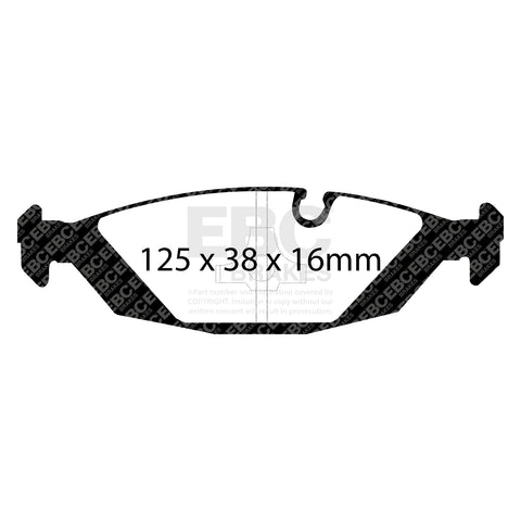 EBC Brakes Pad and Disc Kit (PD03KR132) Image 1