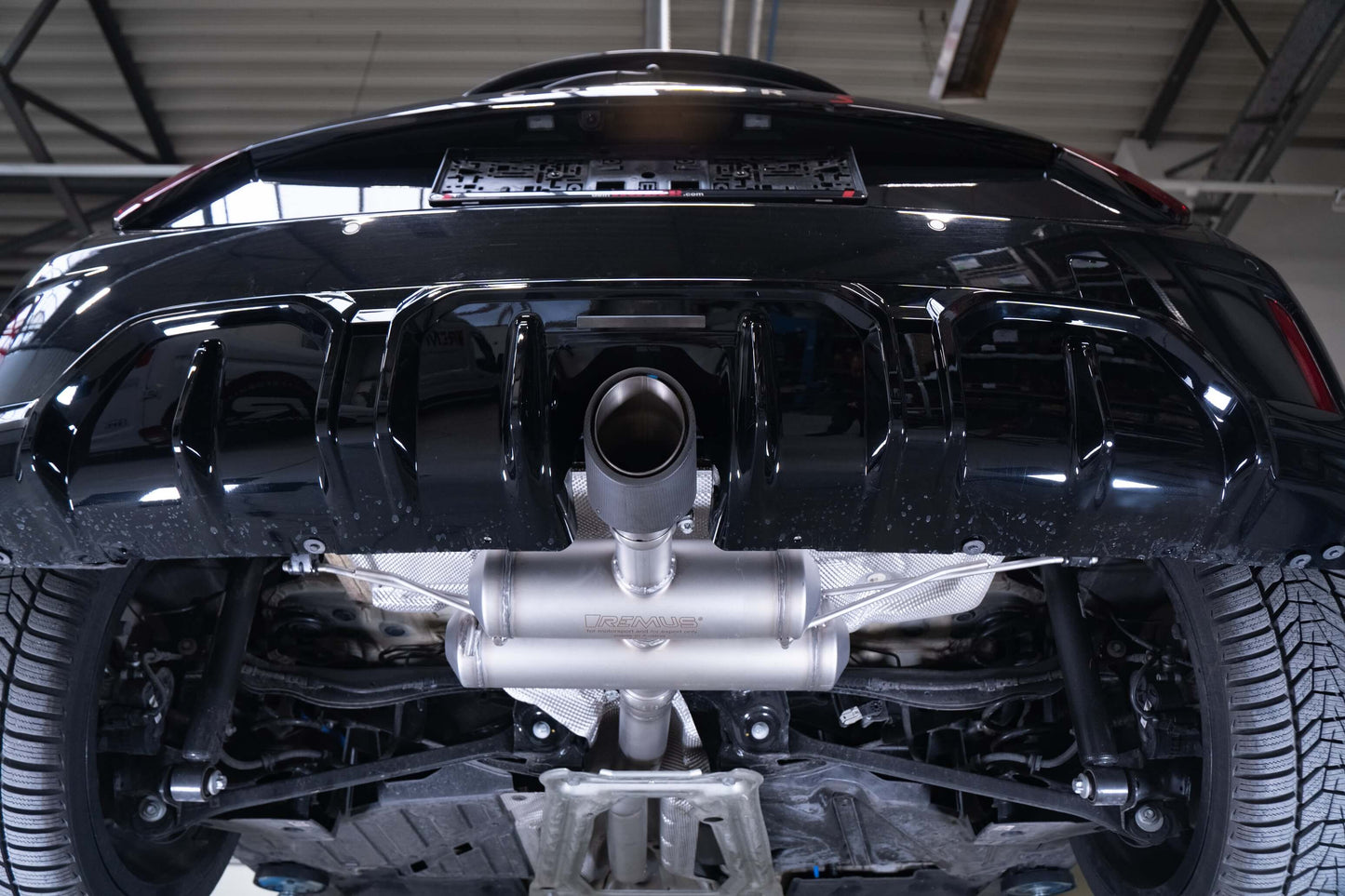 Sport Exhaust System for Mini Cooper S F66 / Japan Sport Exhaust | 1x 102mm Carbon Tips