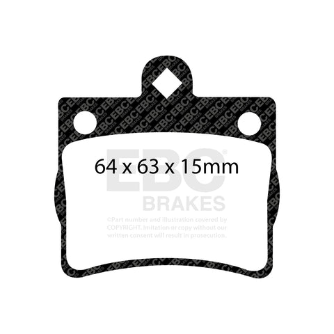 EBC Brakes Pad and Disc Kit (PDKR569) Image 3