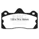 EBC Bluestuff NDX Trackday Brake Pad Set (DP5060NDX) Image 2